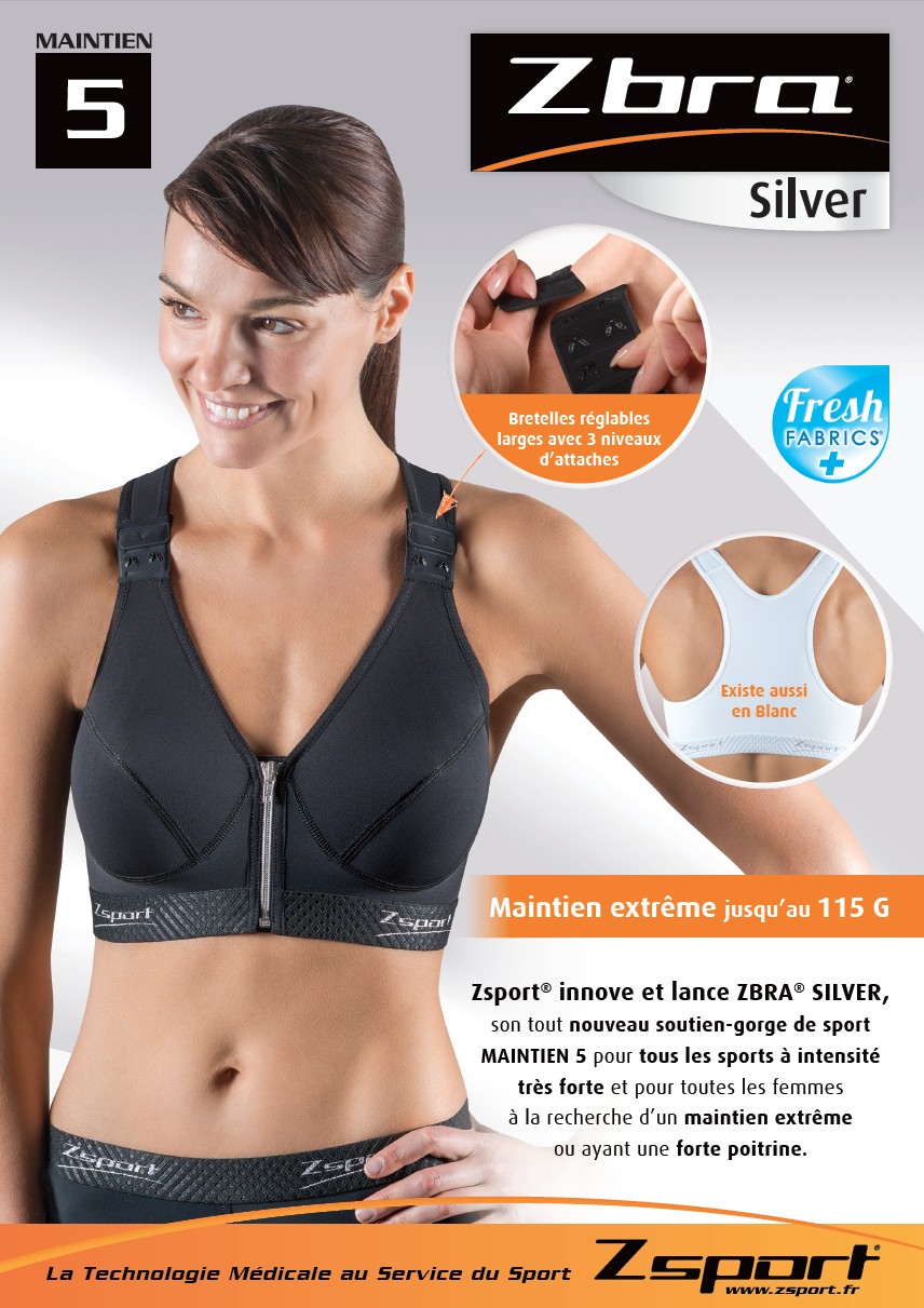 soutien gorge sport zbra