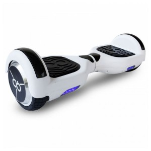 Trottinette Électrique Hoverboard Skate Flash K6+ 6,5" Bluetooth 500W Blanc