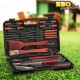 MALLETTE USTENSILES BARBECUE BBQ MASTER TOOLS 18 PIÈCES