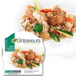 Plat cuisiné minceur action contrôle de poids Couscous de 