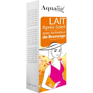 Lait après soleil avec activateur de bronzage