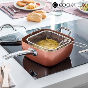 Poêle en Céramique avec Accessoires Multi·Cook D'Lux