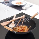 Poêle Wok avec accessoires (6 pièces)