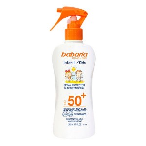 Lait Solaire pour Enfants Babaria Spf 50 (200 ml)