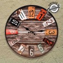 Horloge Murale Antique Vintage Coconut