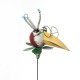 Oiseau Métallique Décoratif pour Jardins 