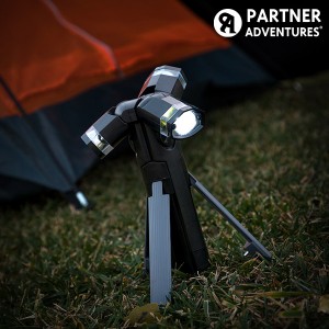 Lampe de poche LED 3-en-1 avec trépied Total Torch