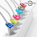 Identificateurs de Câbles Foldabits (pack de 6)