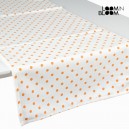 Chemin de table à pois naturel - Collection Little Gala by Loom In Bloom