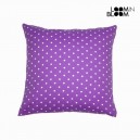 Coussin violet à pois - Collection Little Gala by Loom In Bloom