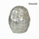 Figure hibou argentée by Homania
