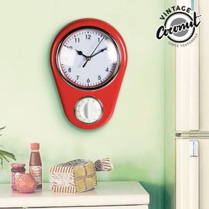 Horloge Murale Minuterie Vintage Coconut