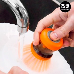 Brosse à Vaisselle avec Distributeur de Savon Colors