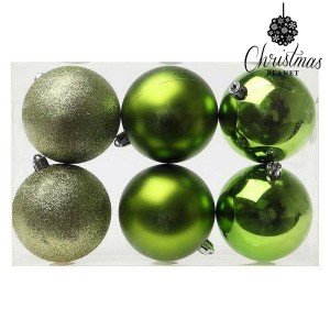 Boules de Noël Christmas Planet 8107 8 cm (6 uds) Vert