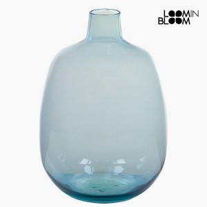 Vase en Verre Recyclé Bleu (25 x 25 x 40 cm) by Loom In Bloom
