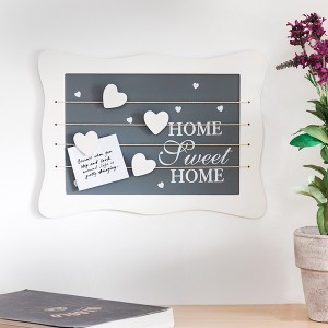 Cadre en Bois Porte-Notes Sweet Home (34 x 25 cm)