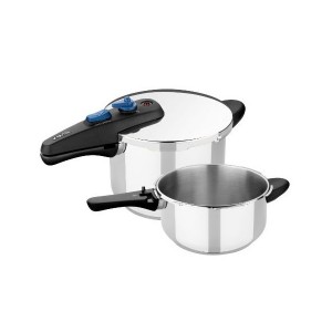 Ensemble de Marmites Express Monix M570005 (2 pcs) Acier inoxydable