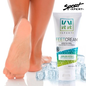 Crème Pieds Effet Froid pour Sportifs