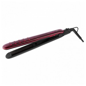 Lisseur à cheveux Rowenta SF4012 Express Liss LED 110-240 V Noir Rose Aluminium