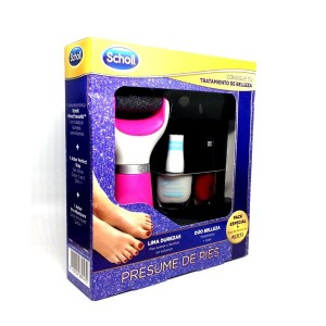Râpe Électrique Scholl Velvet Smooth Diamond Crystals et 2 Vernis à Ongles Astor en Cadeau