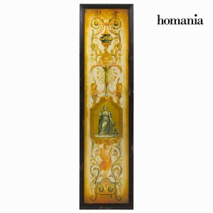 Cadre Miroir Marron (35 x 2 x 130 cm) by Homania