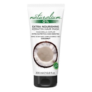 Masque nourrissant pour cheveux Coconut Keratin Naturalium (200 ml)