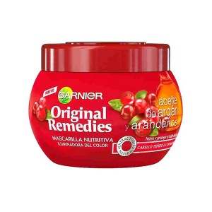 Masque nourrissant pour cheveux Aceite De Argán Y Arándanos Original Remedies Fructis (300 ml)