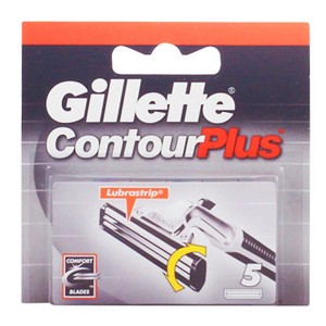 Lames de Rasoir de Rechange Contour Plus Gillette (5 uds)