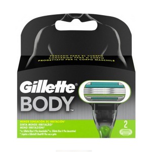 Lames de Rasoir de Rechange Body Gillette (2 uds)
