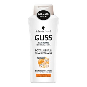 Shampooing réparateur Gliss Total Schwarzkopf (400 ml)