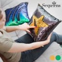 Coussin Sirène avec Housse Magique à Sequins