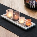 Centre de Table avec Bougeoirs Wagon Trend