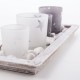 Centre de Table avec Bougeoirs Wagon Trend