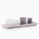 Centre de Table avec Bougeoirs Wagon Trend