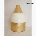 Vase en bambou champagne by Homania