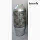 Vase bambou argenté by Homania
