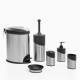 Accessoires de Salle de Bain Inox Homania (6 pièces)
