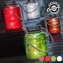 Bocal en Verre Décoratif avec LED Grange Vintage Coconut