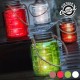 Bocal en Verre Décoratif avec LED Grange Vintage Coconut