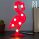 Lampe Murale LED Flamant Rose Wagon Trend (7 LED)