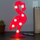 Lampe Murale LED Flamant Rose Wagon Trend (7 LED)