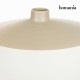 Vase Blanc Marron - Collection Ellegance by Homania