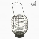 Lanterne Forge Bougeoir Verre - Collection Art & Metal by Shine Inline