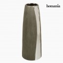 Vase Céramique Argent Noir - Collection Serious Line by Homania