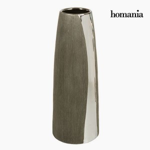 Vase Céramique Argent Noir - Collection Serious Line by Homania
