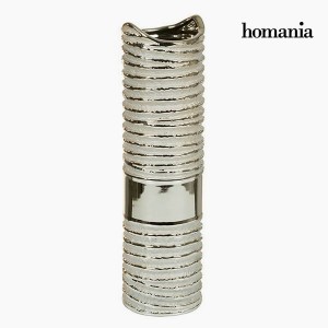 Vase Céramique Argent - Collection Queen Deco by Homania