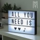 Panneau LED Rétro éclairé Wagon Trend (30 x 22 cm)
