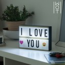 Panneau LED rétro-éclairé Wagon Trend (21 x 15 cm)
