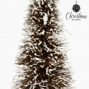 Sapin de Noël Rotin Naturel Blanc (15 x 15 x 40 cm) by Christmas Planet