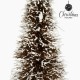 Sapin de Noël Rotin Naturel Blanc (15 x 15 x 40 cm) by Christmas Planet